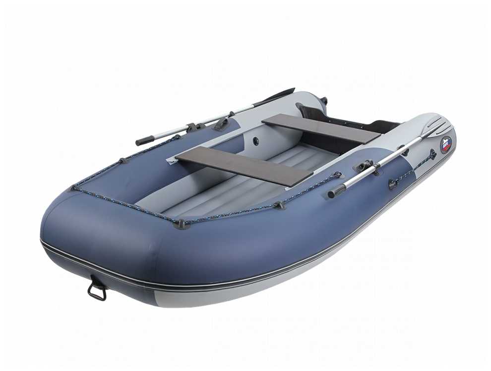 Надувная лодка НДНД Grouper 310 серо-синий фотография 8