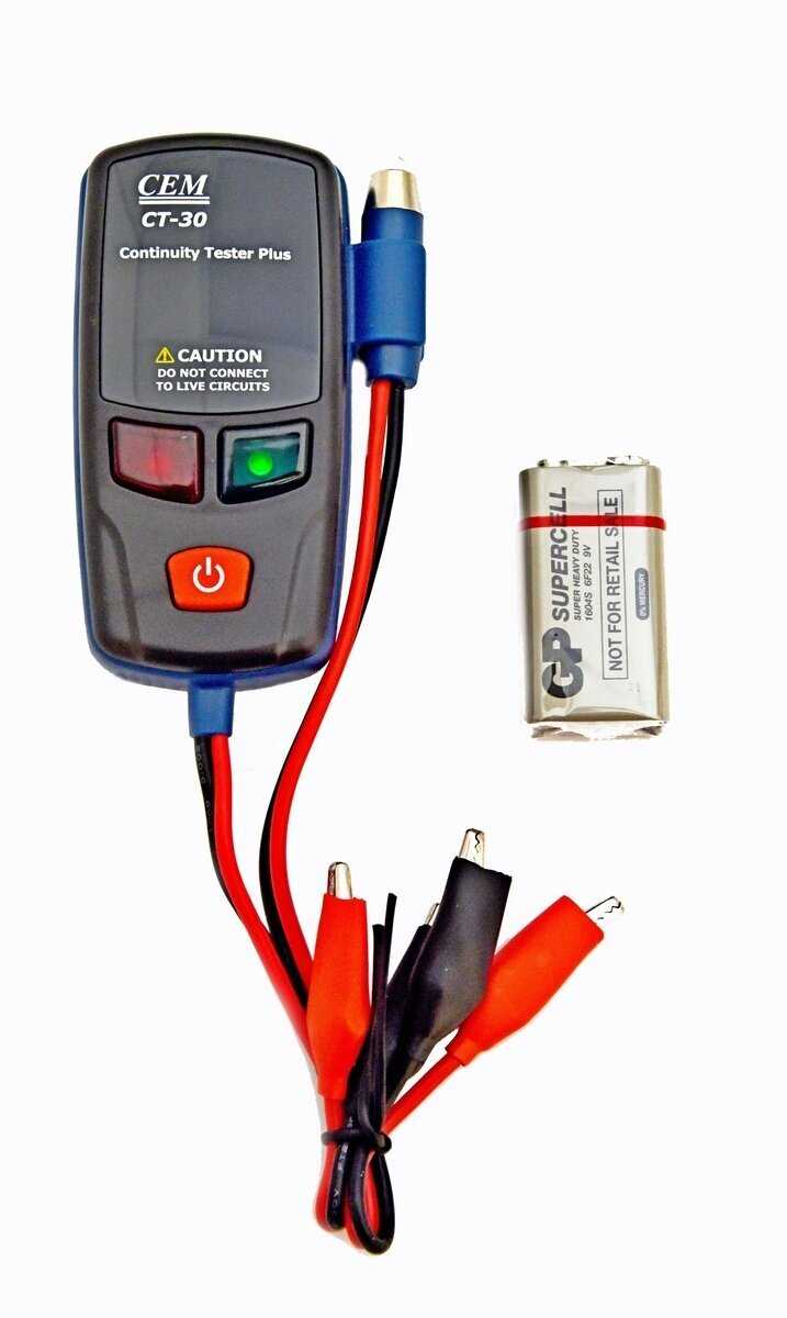 Кабельный тестер цифровой CEM CT-30 фотография 2