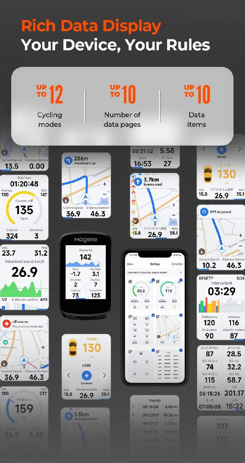 Велосипедный компьютер Magene C606 фотография 19