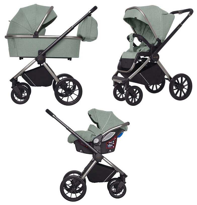 Универсальная коляска CARRELLO Optima CRL-6504 2022 3 в 1 фотография 3