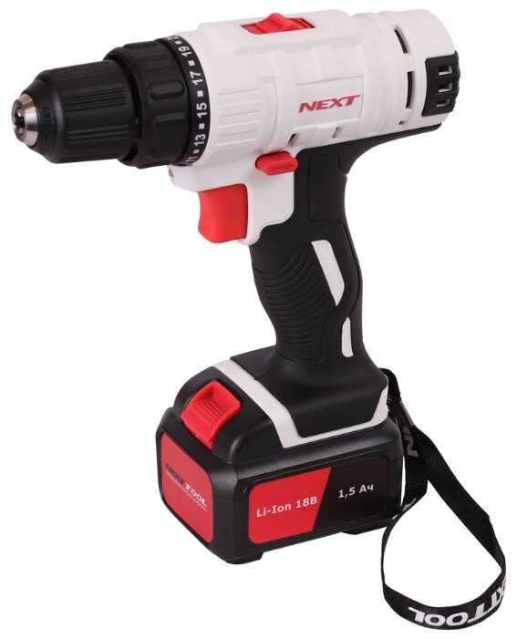Аккумуляторная дрель-шуруповерт NEXTTOOL ACD-18BL 500006