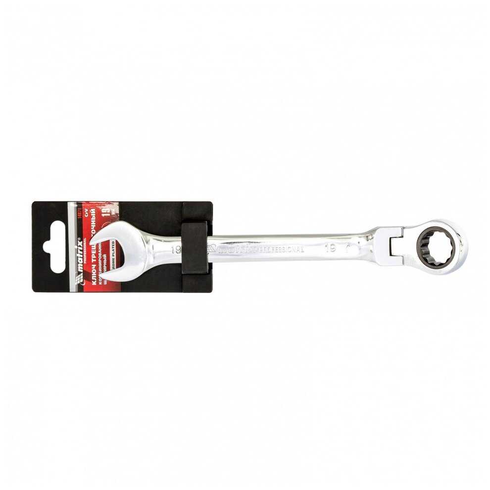 Ключ накидной matrix 14812, 19 мм фотография 7