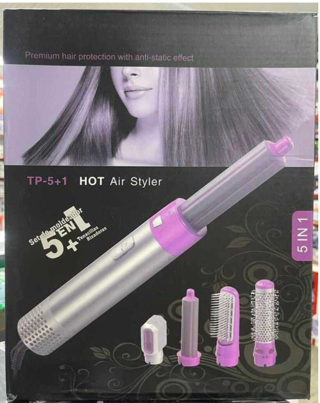 Фен для волос Стайлер для волос 5в1 фотография 3