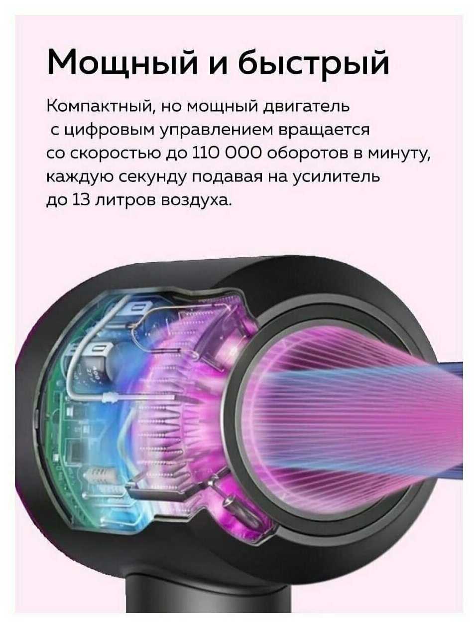 Фен для волос профессиональный фотография 3