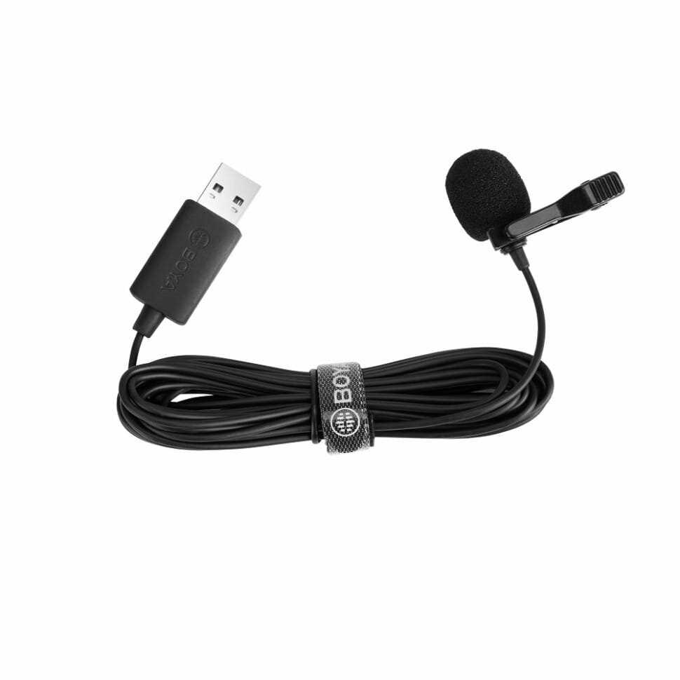 Петличный USB микрофон Boya BY-LM40 фотография 8