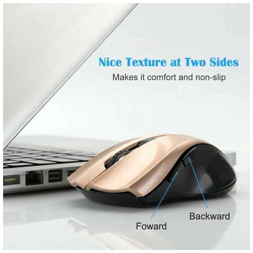 Беспроводная бесшумная компьютерная мышь T-WOLF Q5 фотография 10