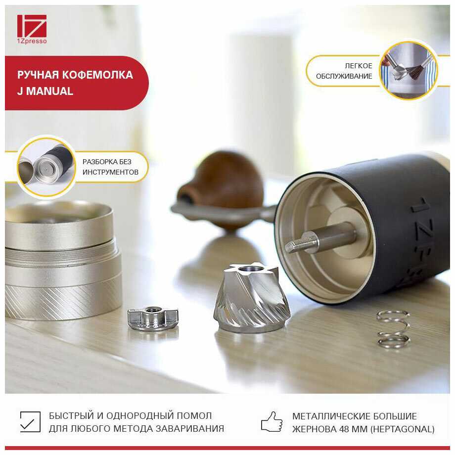 Кофемолка ручная 1Zpresso Q Air фотография 17