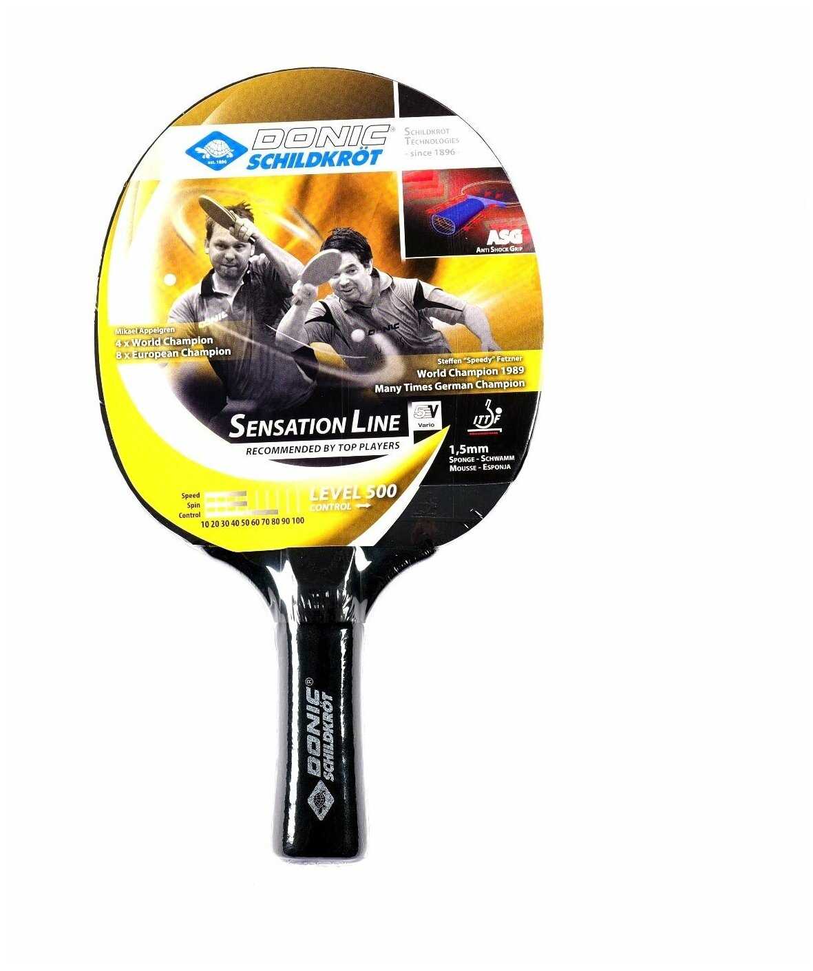 Ракетки для настольного тенниса Donic-Schildkroet Sensation 500 фотография 3