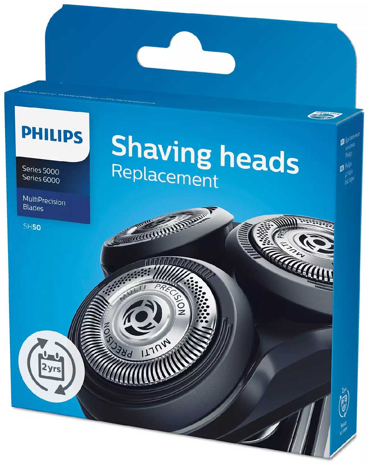 Бритвенный блок Philips SH50/50, Shaver series 5000, AquaTouch фотография 2
