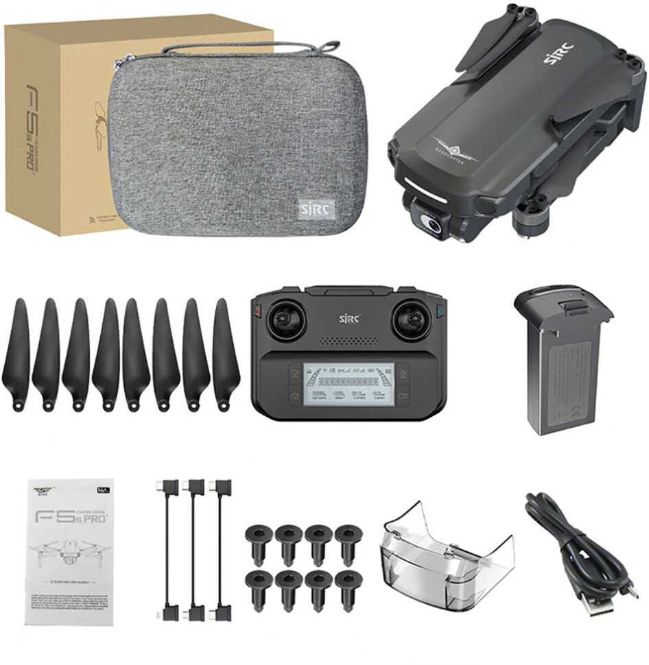 Квадрокоптер SJRC F5S Plus с подвесом и камерой 4K 5G GPS RTF фотография 10