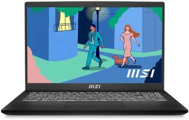 Ноутбук MSI Modern 15 B12M (210RU) Intel Core i5-1235U, RAM 8 ГБ, SSD 256 ГБ