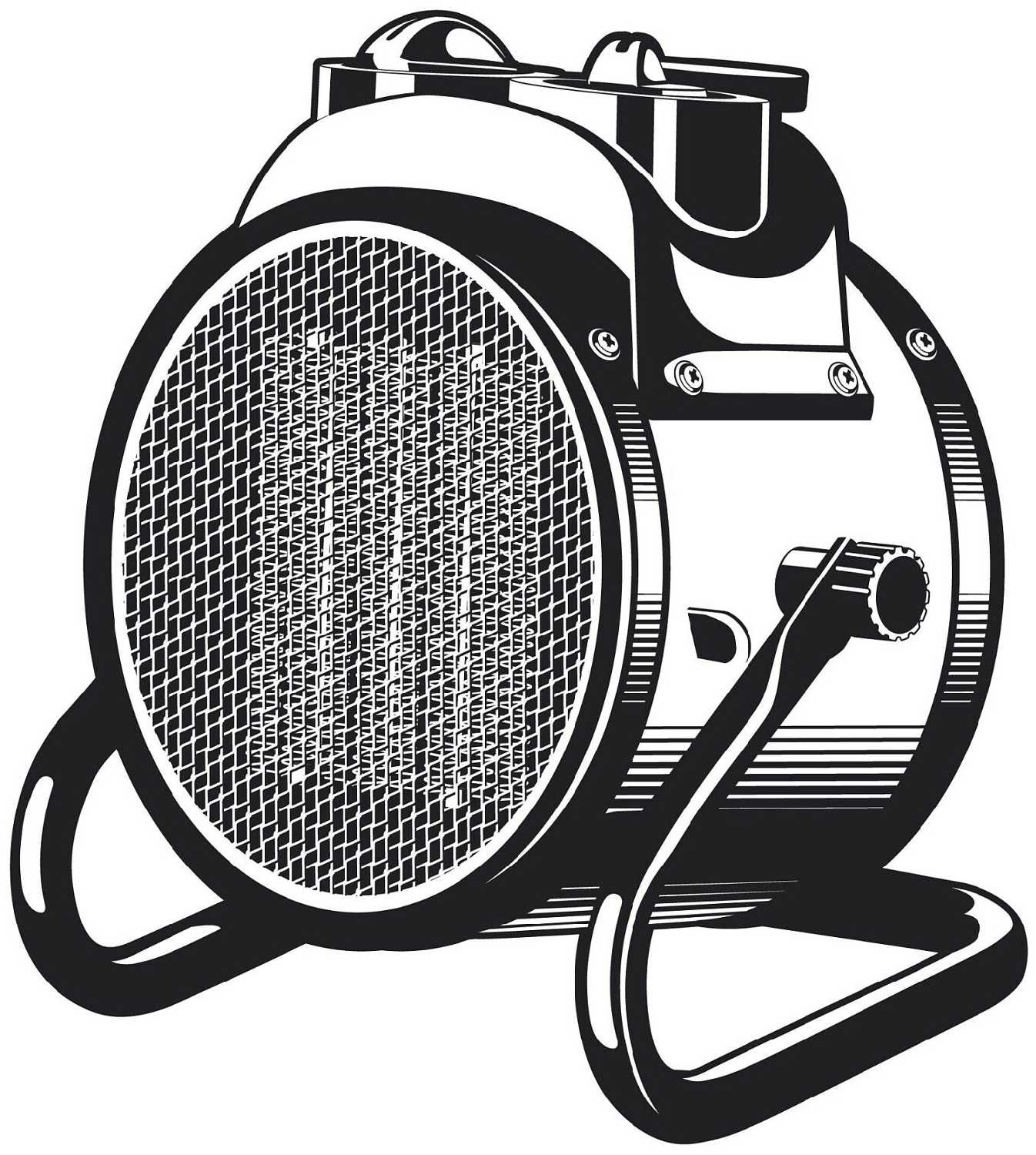 ЗУБР 5 кВт, электрическая тепловая пушка ТПК-5Р Мастер