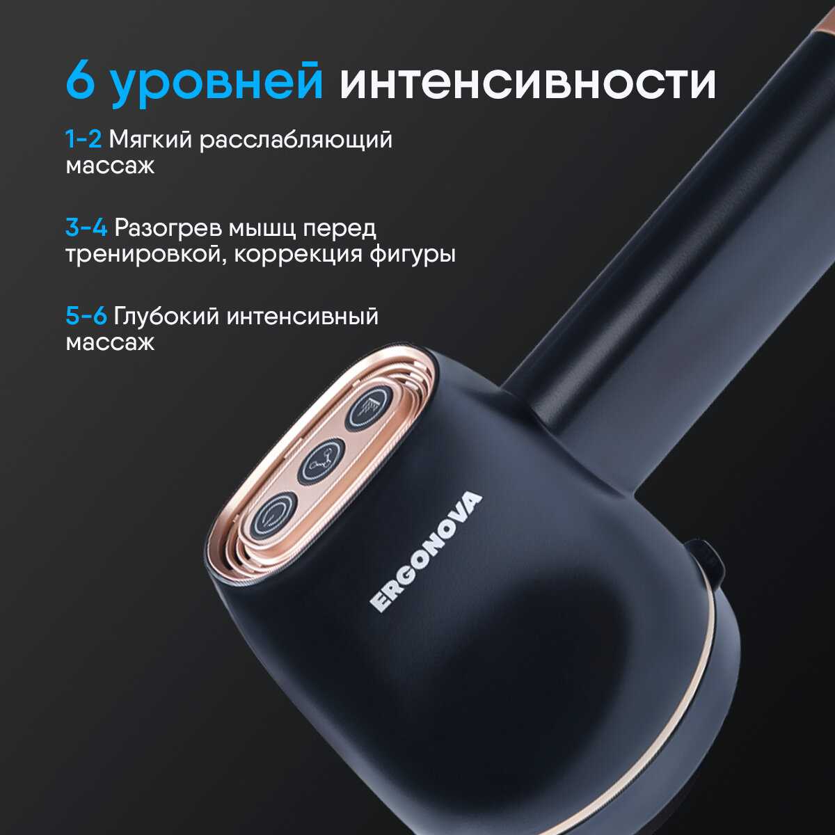 Электрический массажер для тела Ergonova Cellemon PRO фотография 4