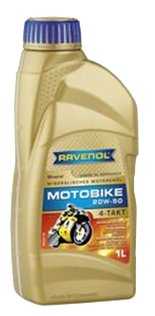 Минеральное моторное масло RAVENOL Motobike 4-T Mineral 20W-50