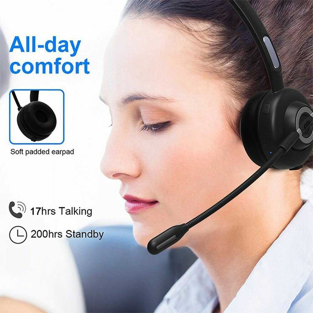 Гарнитура оператора колл-центра M97 Business Bluetooth 5.0 фотография 11