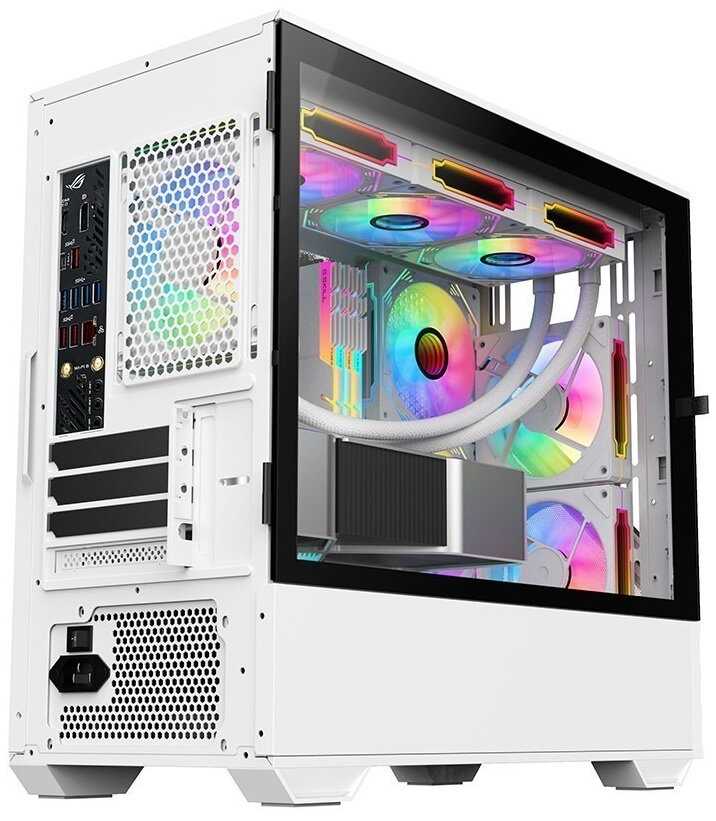 Корпус 1STPLAYER DK D7 mATX 3x120mm LED fans (D7-WH-3F1-W) фотография 18