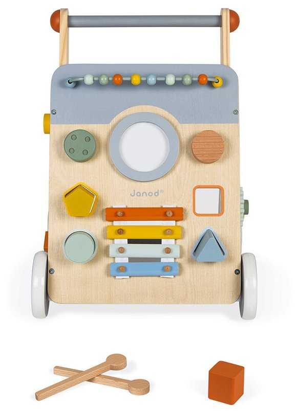 Тележка-каталка развивающая с комплектом игр Janod, серия Sweet cocoon J04410 фотография 6