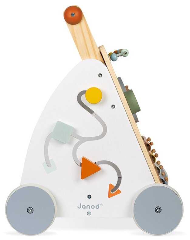 Тележка-каталка развивающая с комплектом игр Janod, серия Sweet cocoon J04410 фотография 7