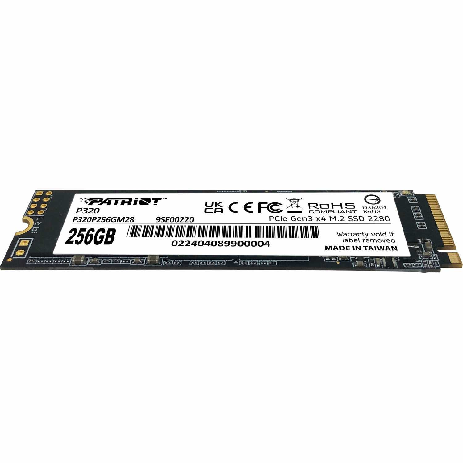 Твердотельный накопитель Patriot P320 [1TB 2280 PCI-E 3.0 x4] [P320P1TBM28] фотография 9