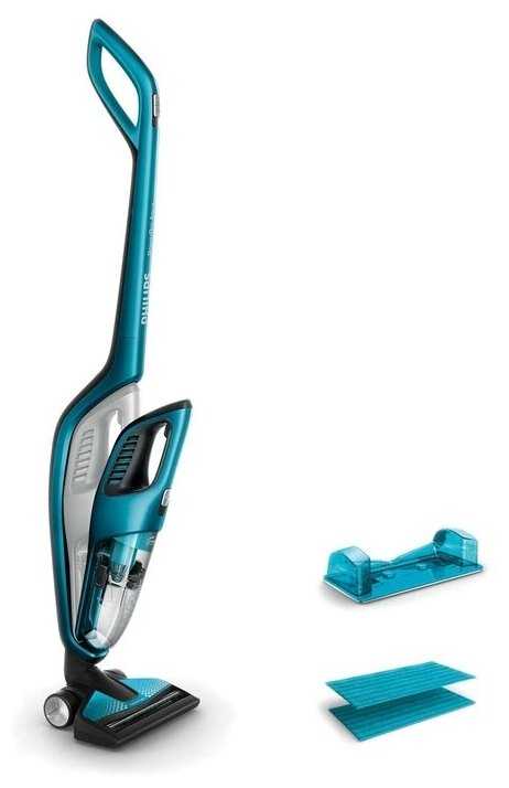 Пылесос Philips FC6404 PowerPro Aqua, голубой