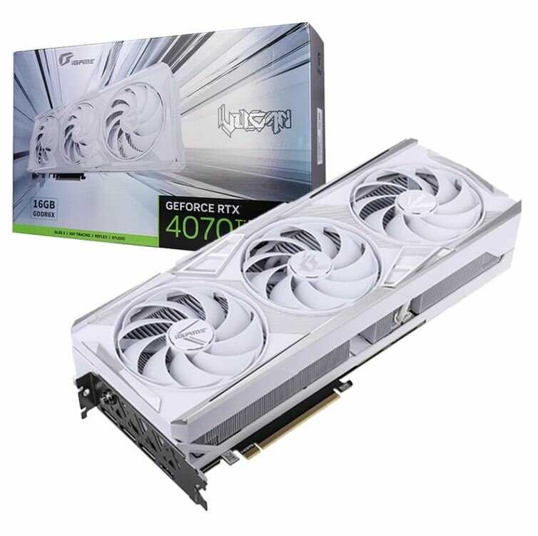 Видеокарта Colorful RTX4070Ti SUPER iGame Vulcan W OC-V 16GB