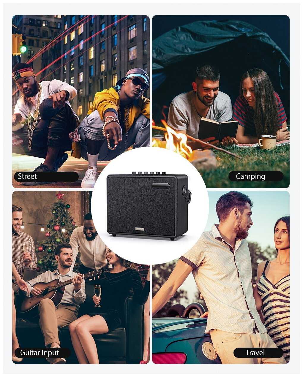 Портативный динамик BlitzWolf BW-WOO3 Outdoor Speaker Black фотография 6