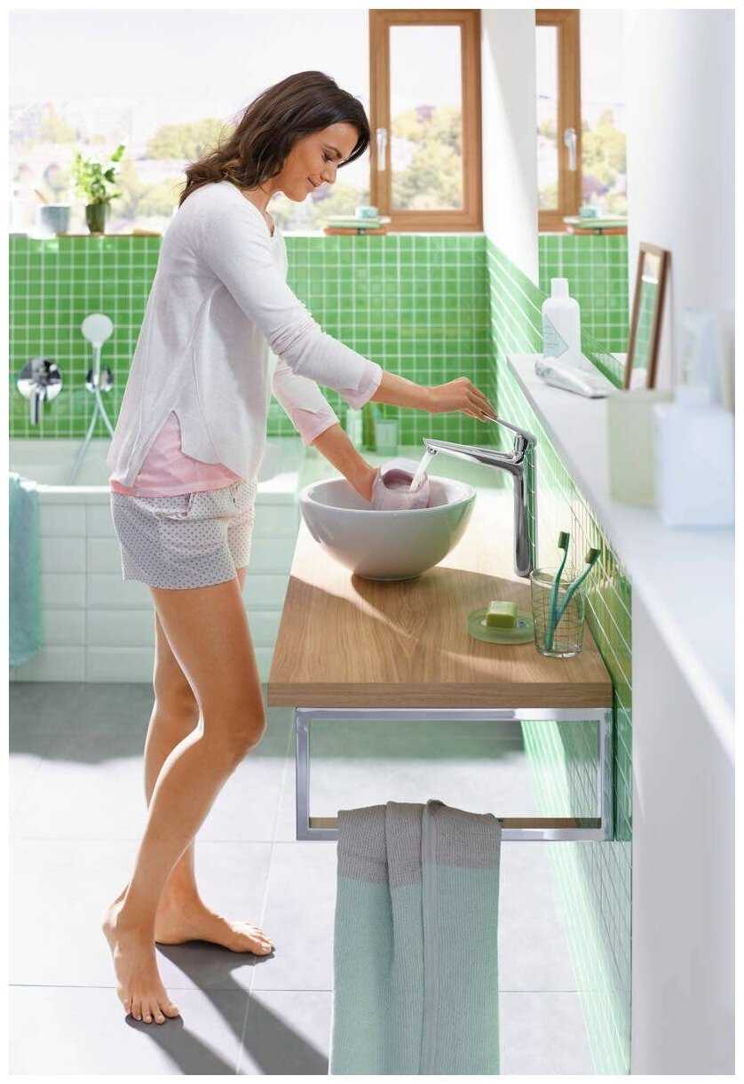 Смеситель для раковины (умывальника) hansgrohe Novus 71124000, рычажный фотография 1