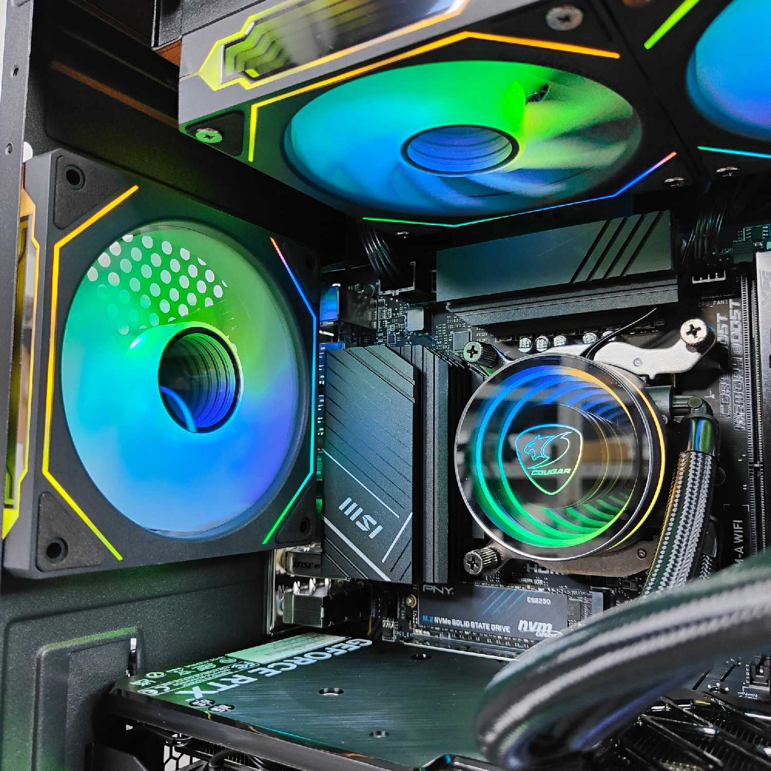 Игровой компьютер/системный блок Bunker Intel i7 12700f, RTX 4070 (12gb), DDR5 32Gb, SSD 1Tb фотография 13