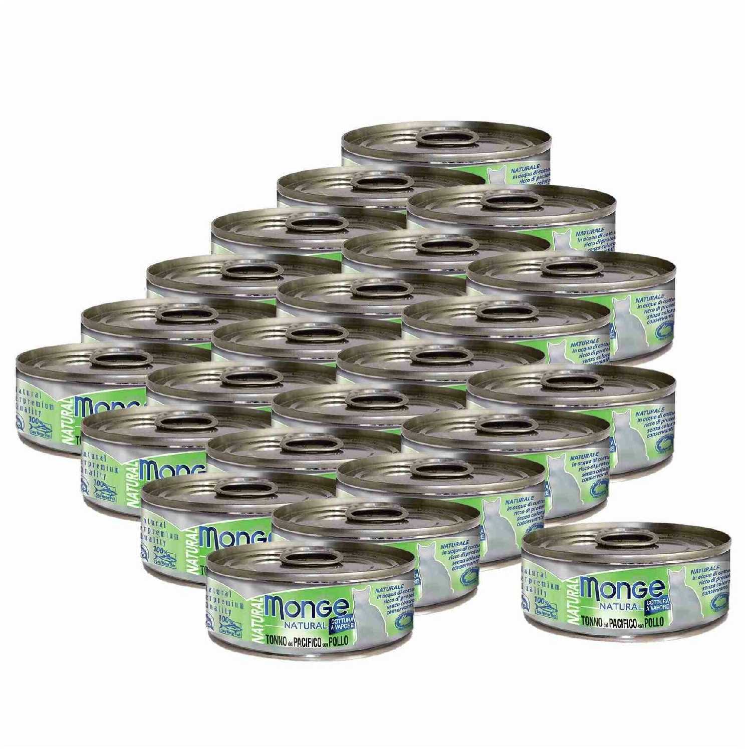 Корм для кошек Monge Natural (с тихоокеанским тунцом, с курицей) фотография 10