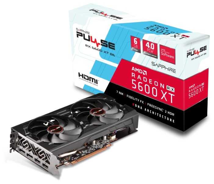 Видеокарта Sapphire PULSE Radeon RX 5600 XT BE 6GB GDDR6 (11296-05-20G) фотография 6