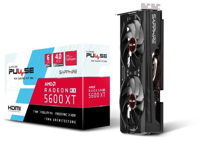 Видеокарта Sapphire PULSE Radeon RX 5600 XT BE 6GB GDDR6 (11296-05-20G) фотография 7