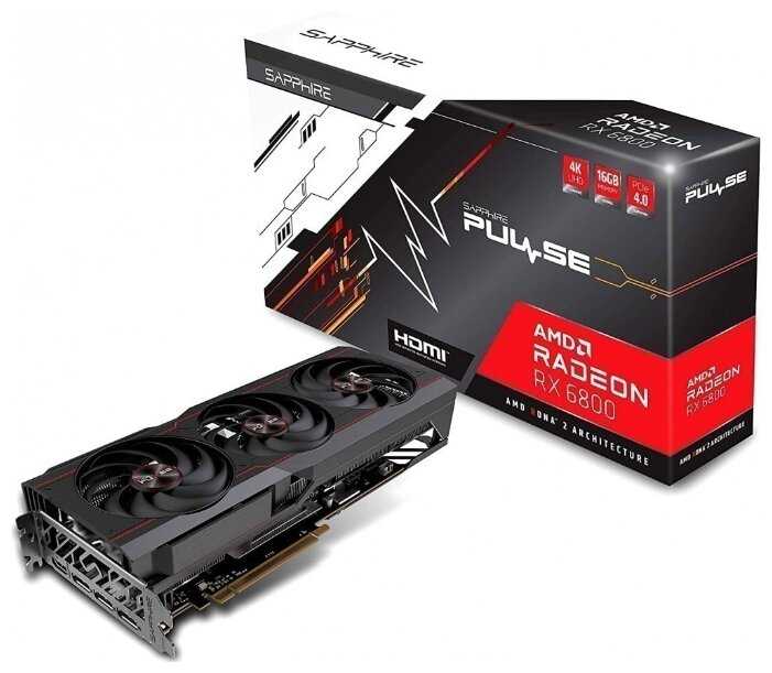 Видеокарта Sapphire PULSE Radeon RX 6800 Gaming 16 GB (11305-02-20G) фотография 5