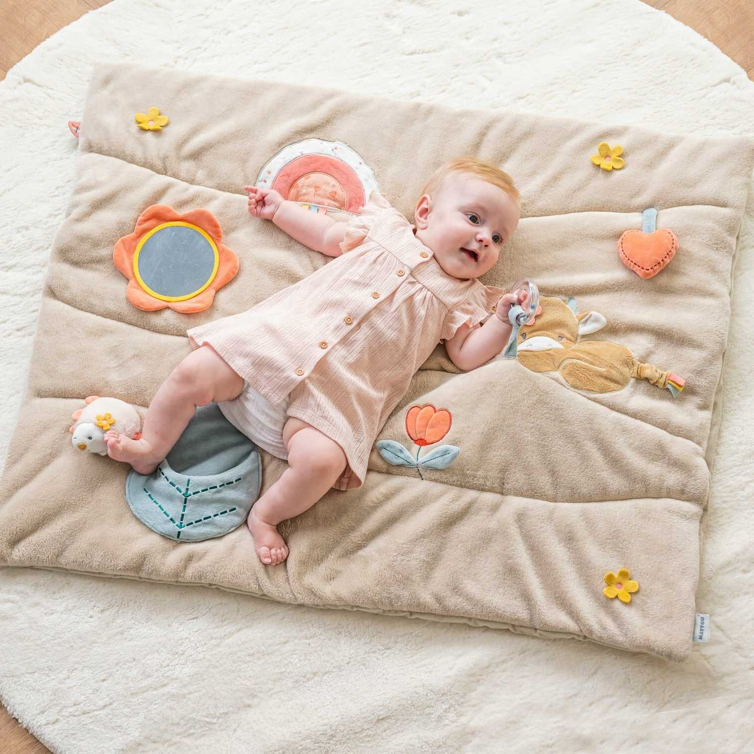 Коврик детский развивающий игровой Nattou MILA ZOË LANA (266390) фотография 4