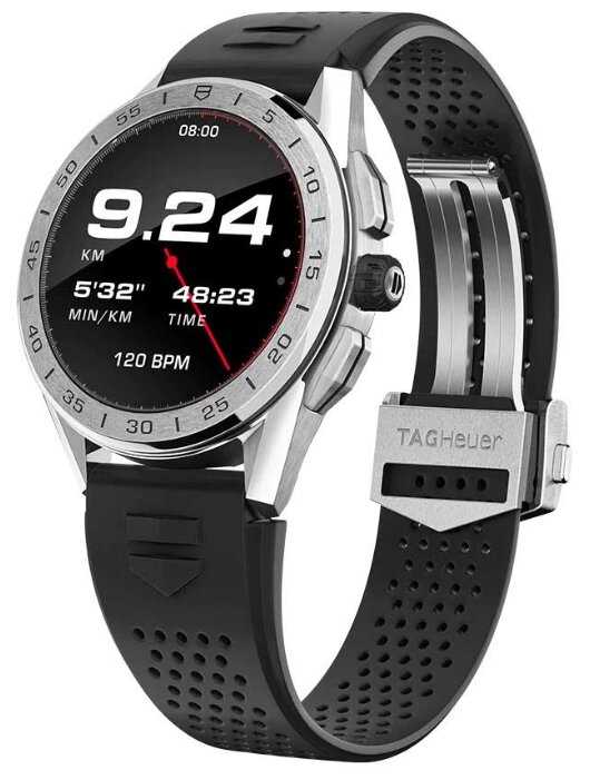 Умные часы TAG Heuer Connected 45 (каучук, сталь, керамика) фотография 5