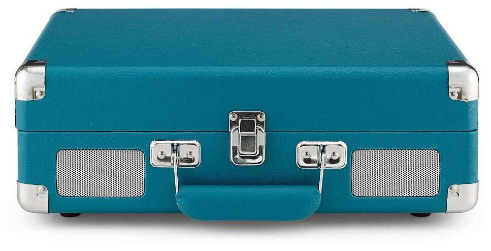 Виниловый проигрыватель CROSLEY CRUISER PLUS Teal c двухсторонним Bluetooth фотография 3