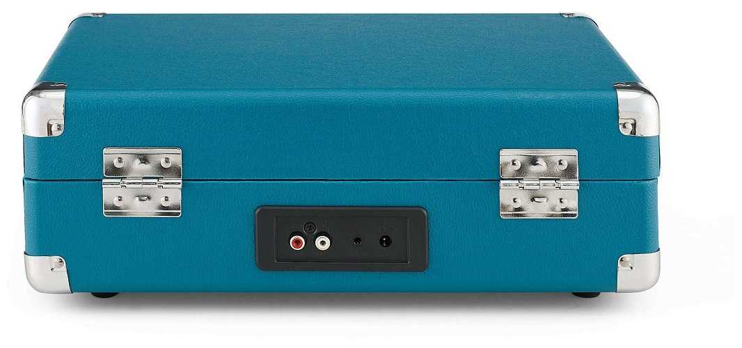 Виниловый проигрыватель CROSLEY CRUISER PLUS Teal c двухсторонним Bluetooth фотография 4