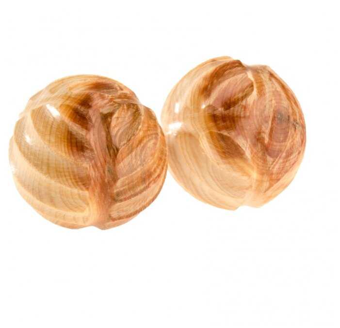 Тактильные можжевеловые шарики рифленые, Леснушки фотография 1