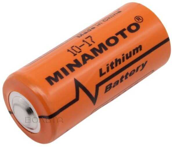 Электрохимический источник питания Minamoto ER 14335 (CNA 2/3AA 1.65Ah 3.6V) фотография 2