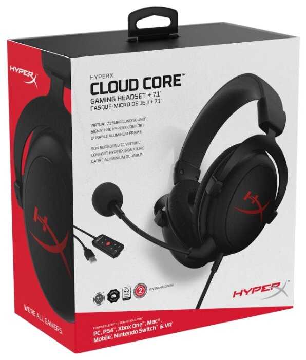 Компьютерная гарнитура HyperX Cloud Core 7.1 фотография 4