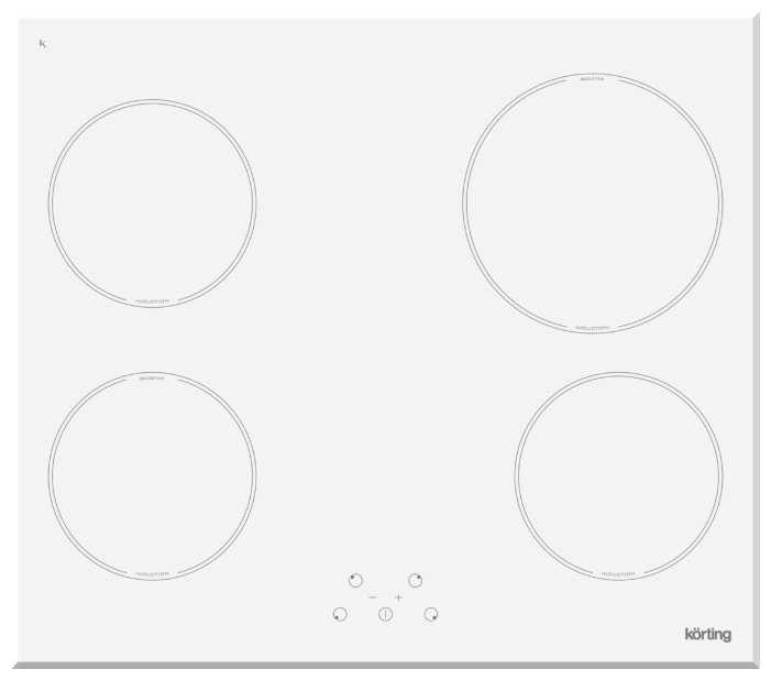 Индукционная варочная панель Korting HI 64021 BW