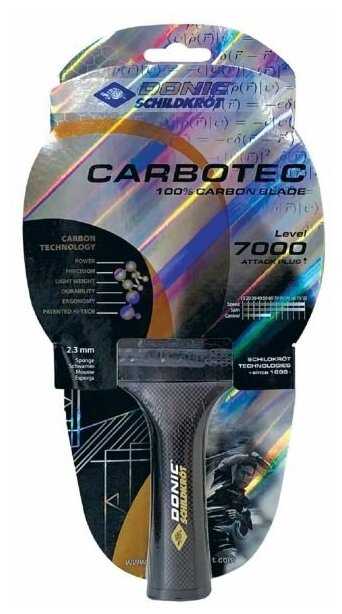 Ракетки для настольного тенниса Donic-Schildkroet Carbotec 7000 фотография 4