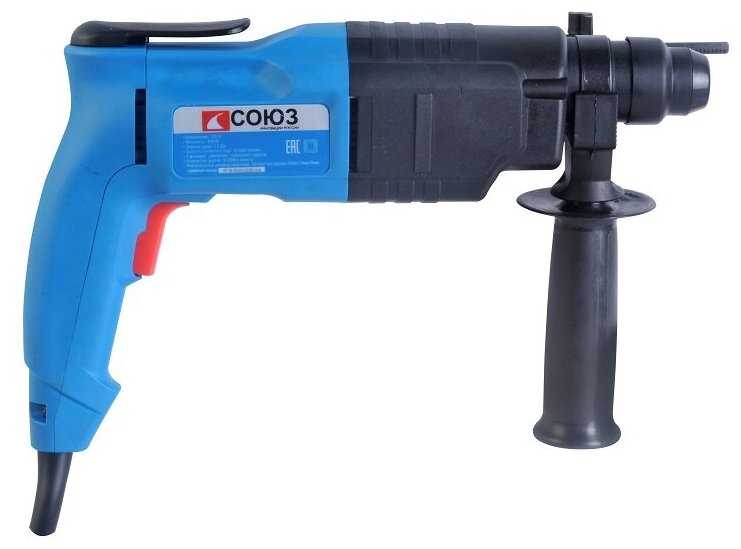 Перфоратор СОЮЗ ПЕС-2550, без аккумулятора, 800 Вт фотография 5