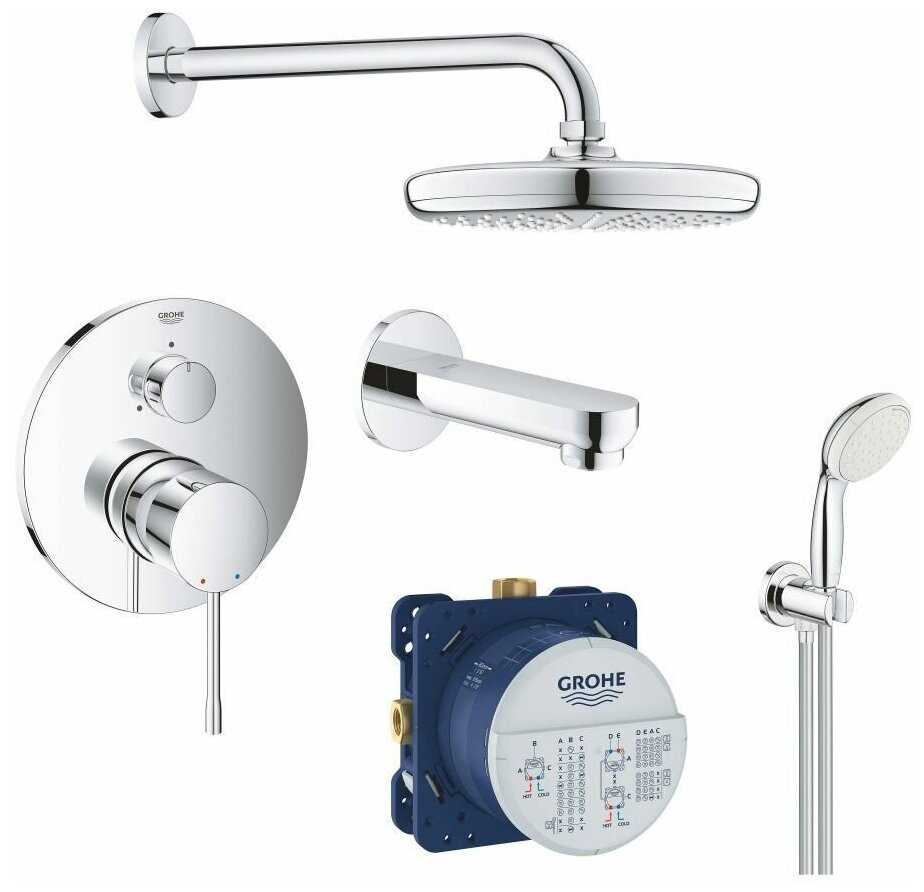 Душевой комплект Grohe Essence 119699 хром