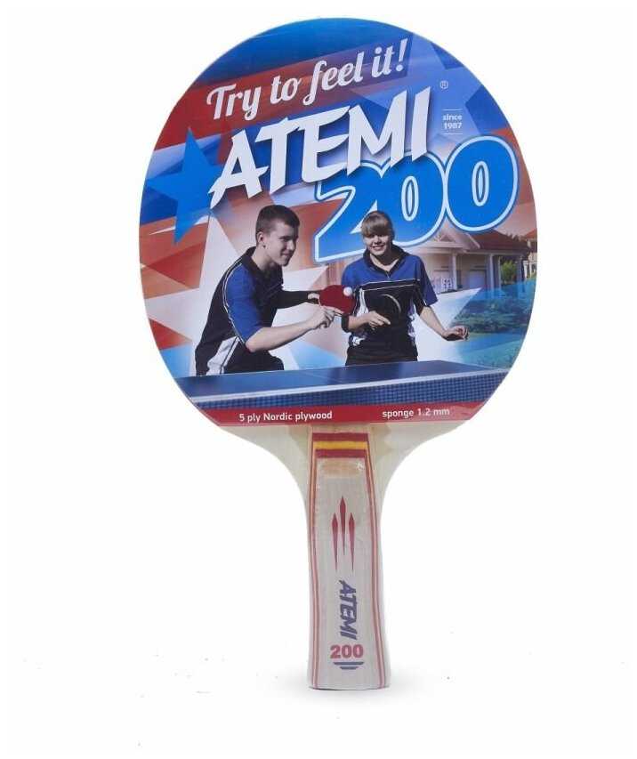 Ракетки для настольного тенниса ATEMI 200 AN фотография 4