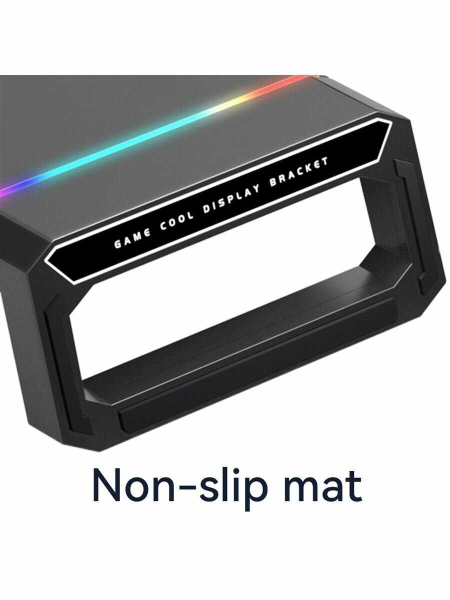 Подставка столик STM MS2RGB для монитора, моноблока, ноутбука, принтера, подсветка RGB, 4 порта USB 3.0 фотография 26