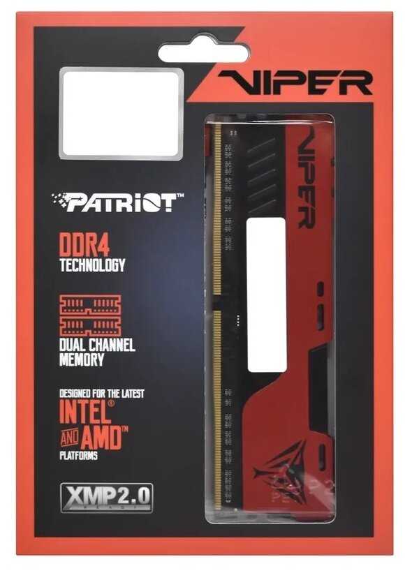 Оперативная память Patriot Memory VIPER ELITE II 8 ГБ DDR4 DIMM CL16 фотография 6