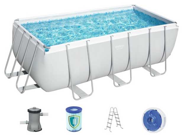 Бассейн Bestway Rectangular Power Steel Frame (56241/56456) фотография 12