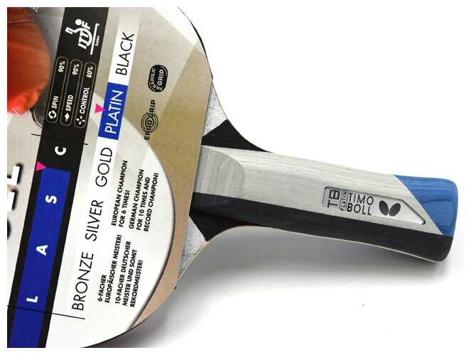 Ракетки для настольного тенниса Butterfly Timo Boll Platin фотография 6