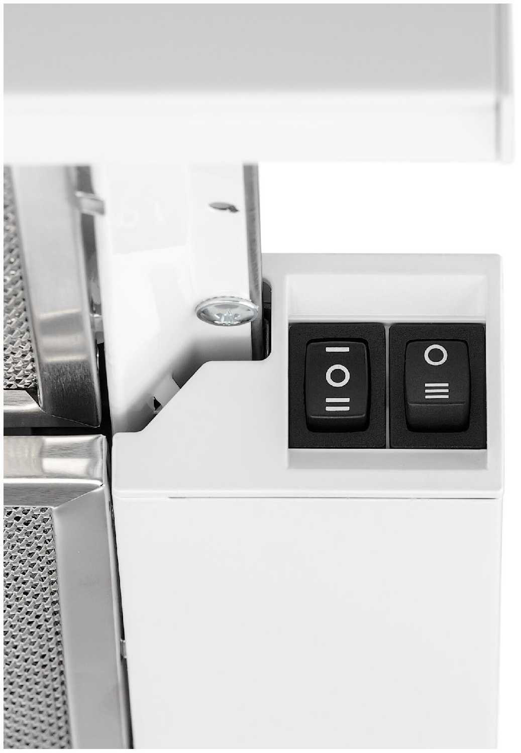 Вытяжка кухонная KRONA VITTORIA 600 white PB фотография 9