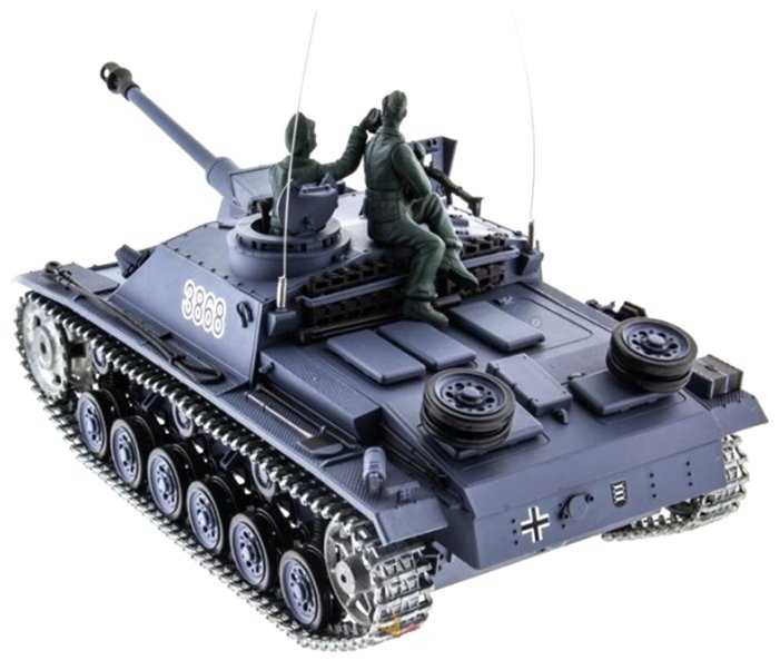 Танк Heng Long Sturmgeschutz III (3868-1), 1:16, 57 см фотография 2